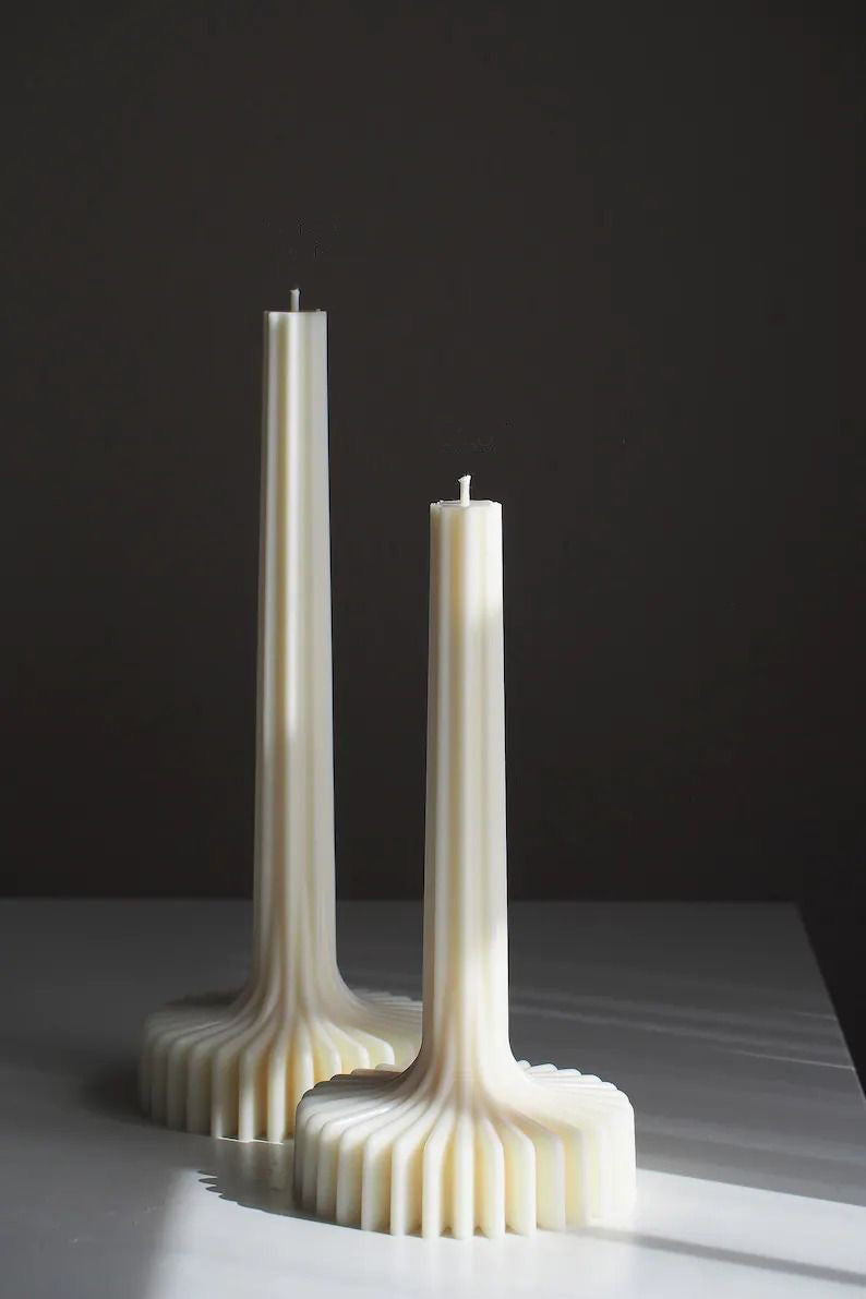 The Swan Ribbed taper