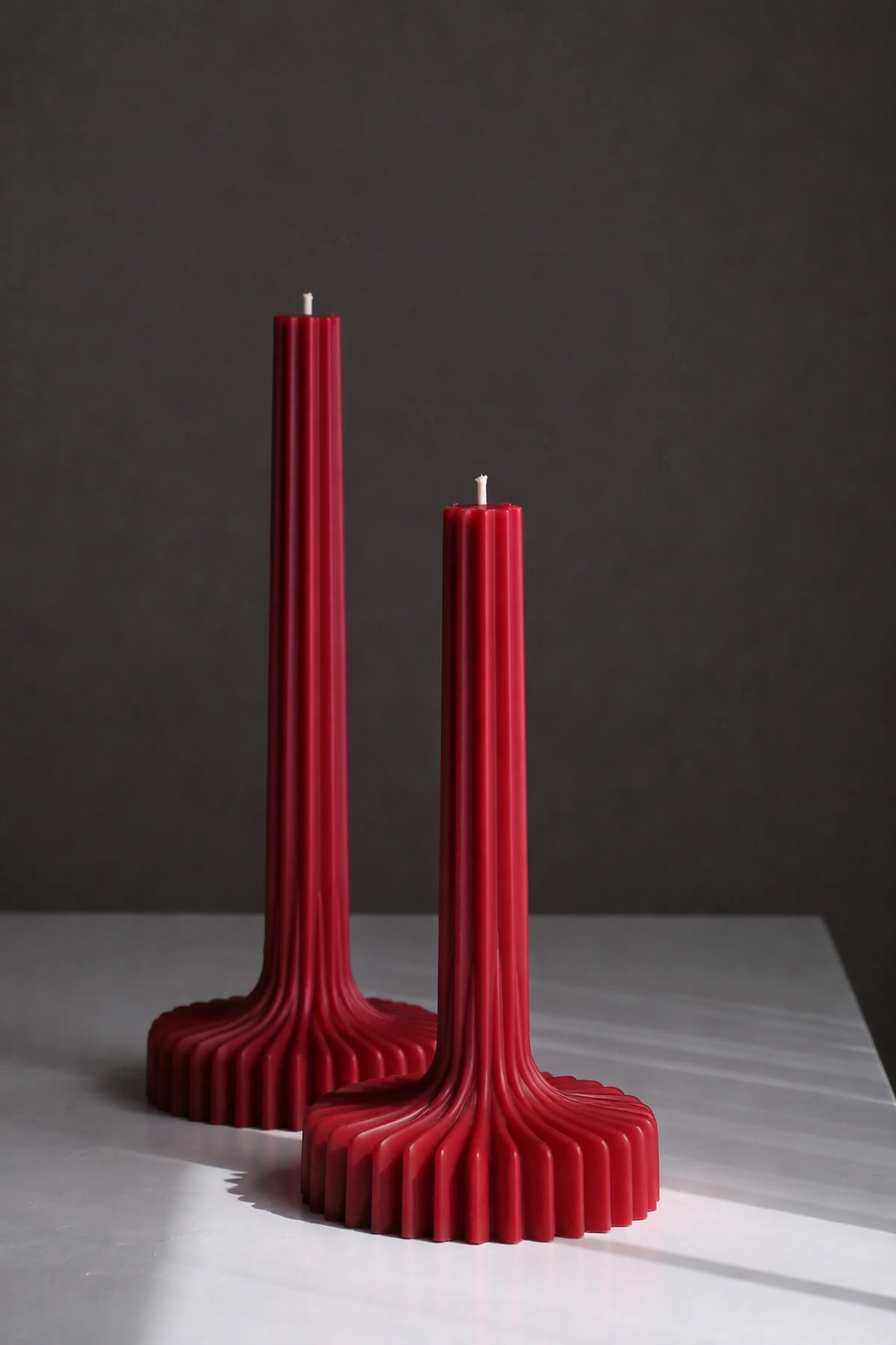 The Swan Ribbed taper